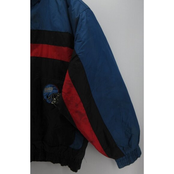 VINTAGE New York Giants Jacket Large Pro Player Windbreaker Bomber 90s - Picture 4 of 16